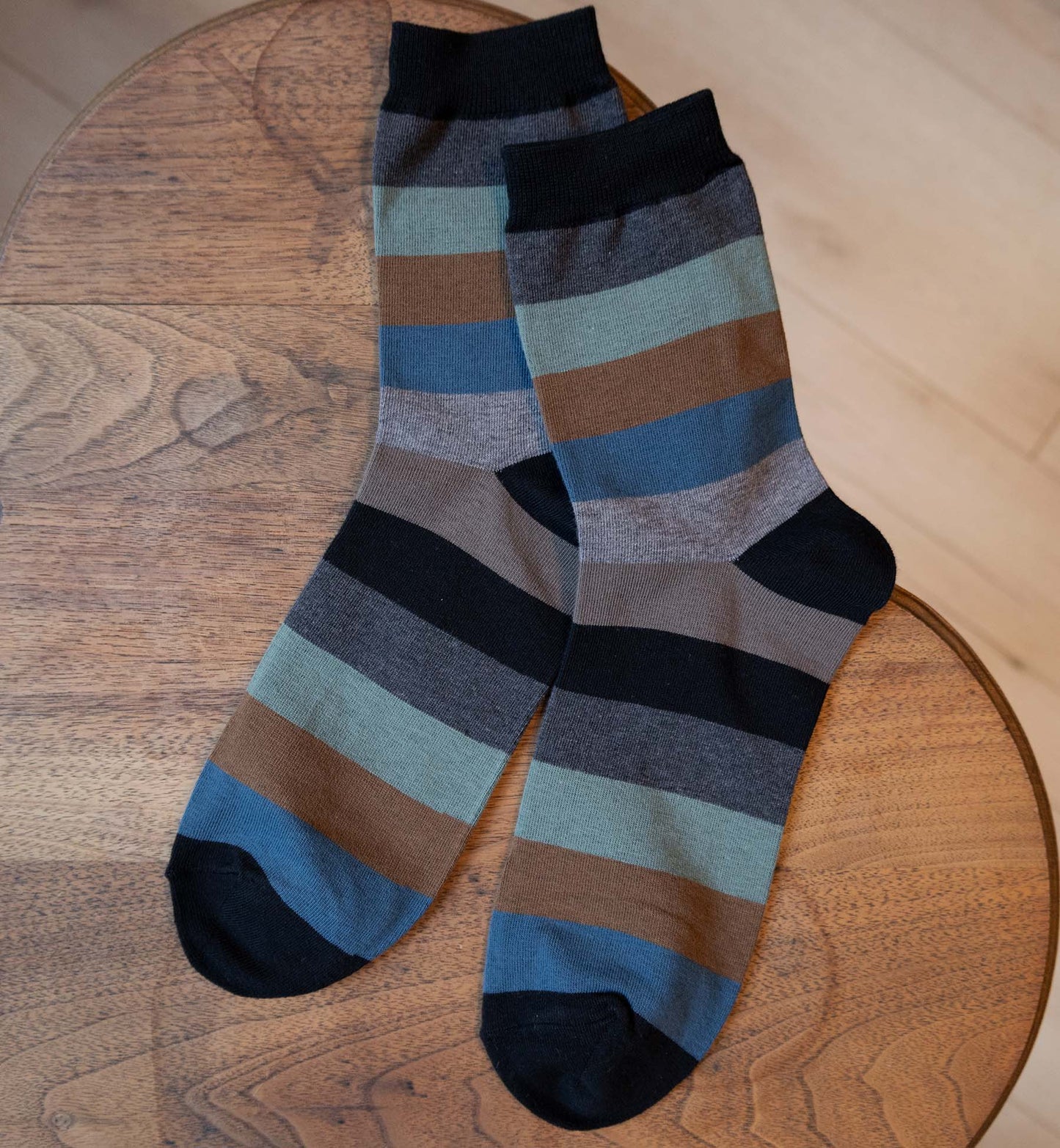 Everyday Bold Stripe Crew Socks