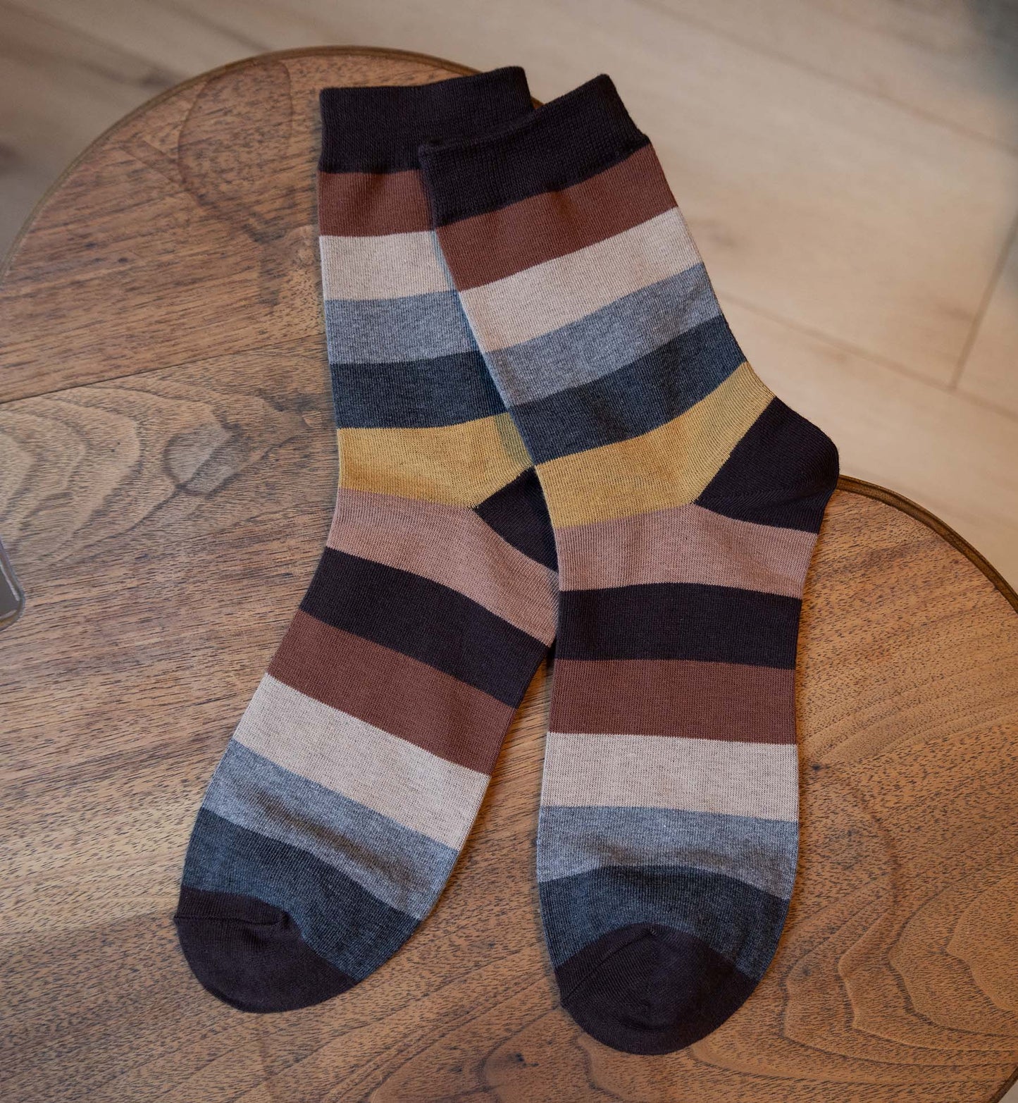 Everyday Bold Stripe Crew Socks