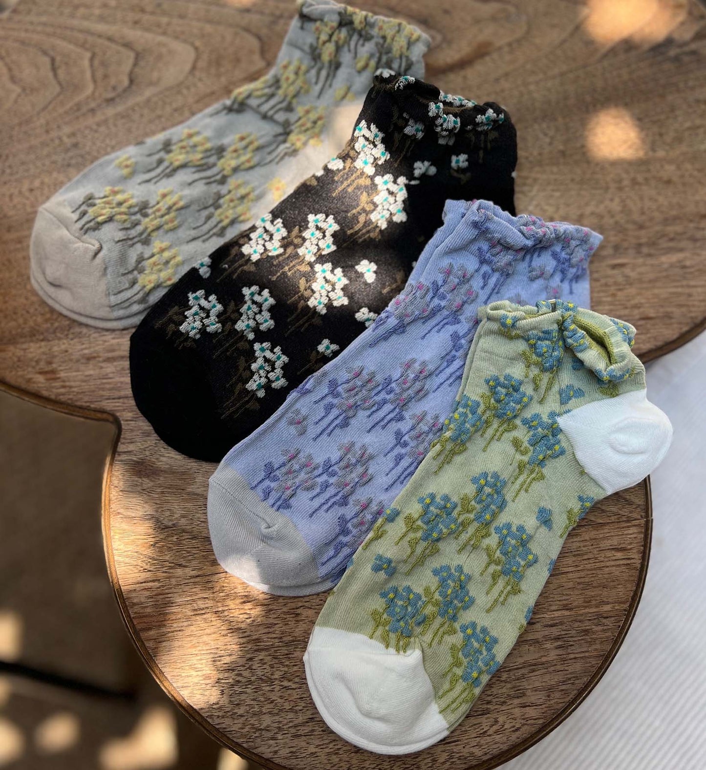 Flower Ankle Socks
