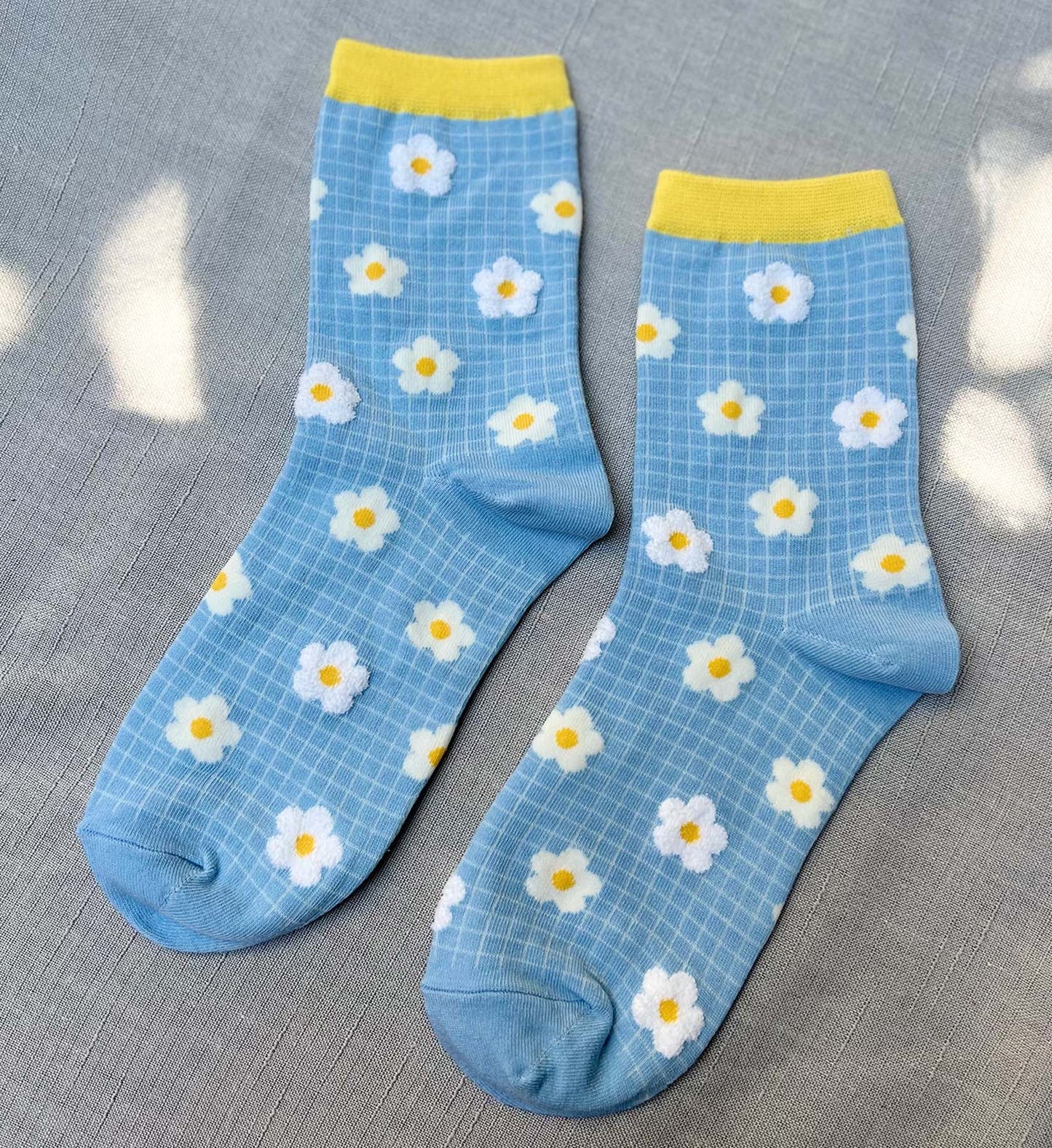 Fluffy Flower Socks