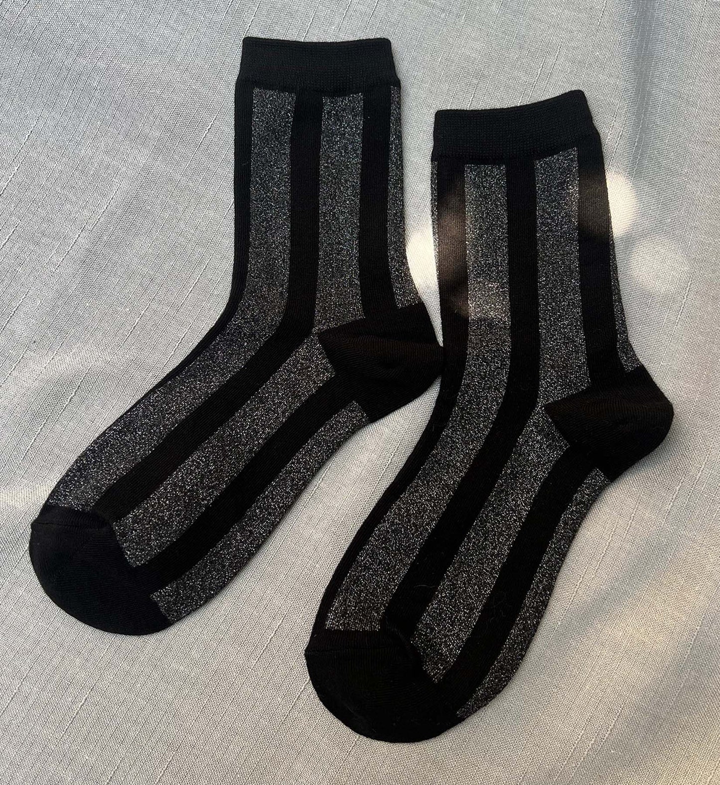 Glitter Stripe Socks