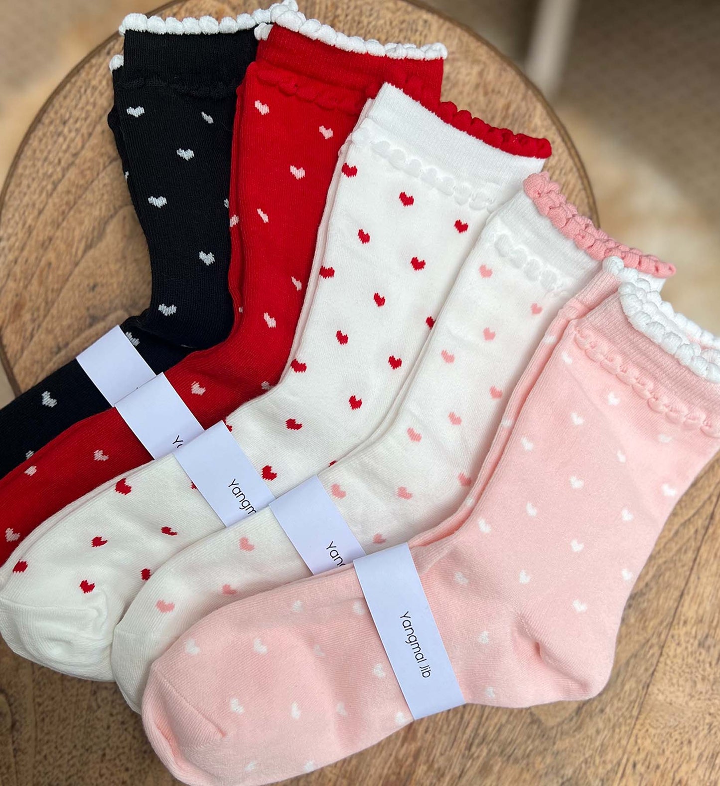 Heart Pattern Socks