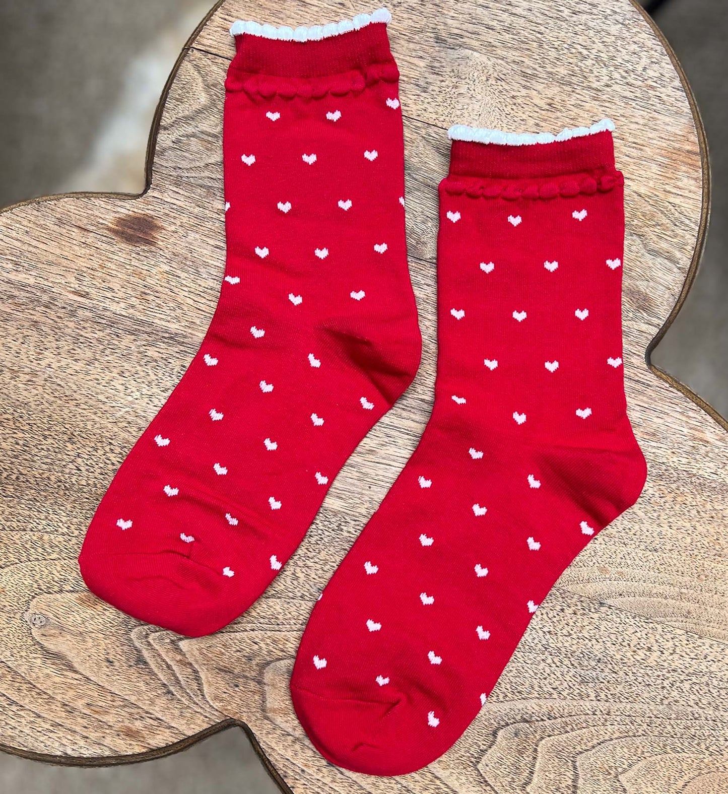 Heart Pattern Socks