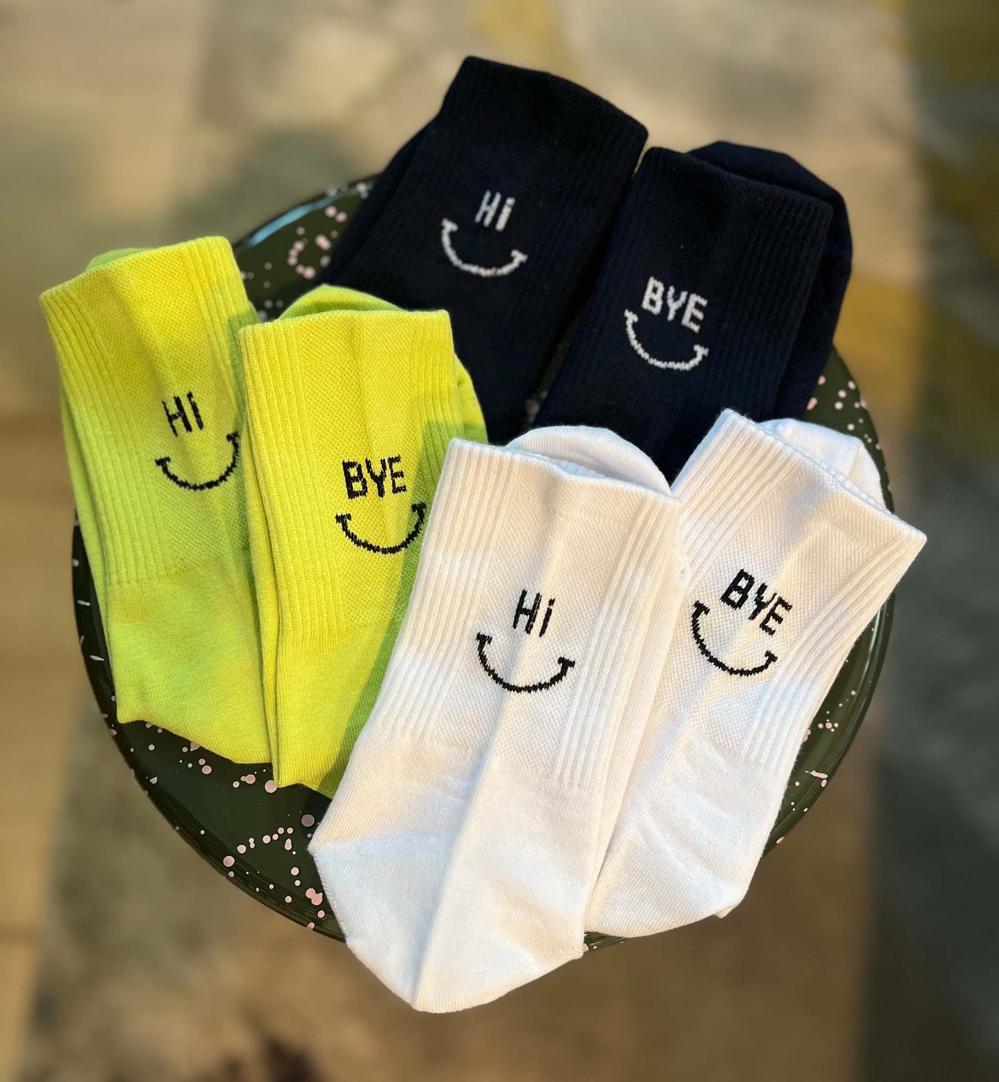 Hi, Bye Crew Socks