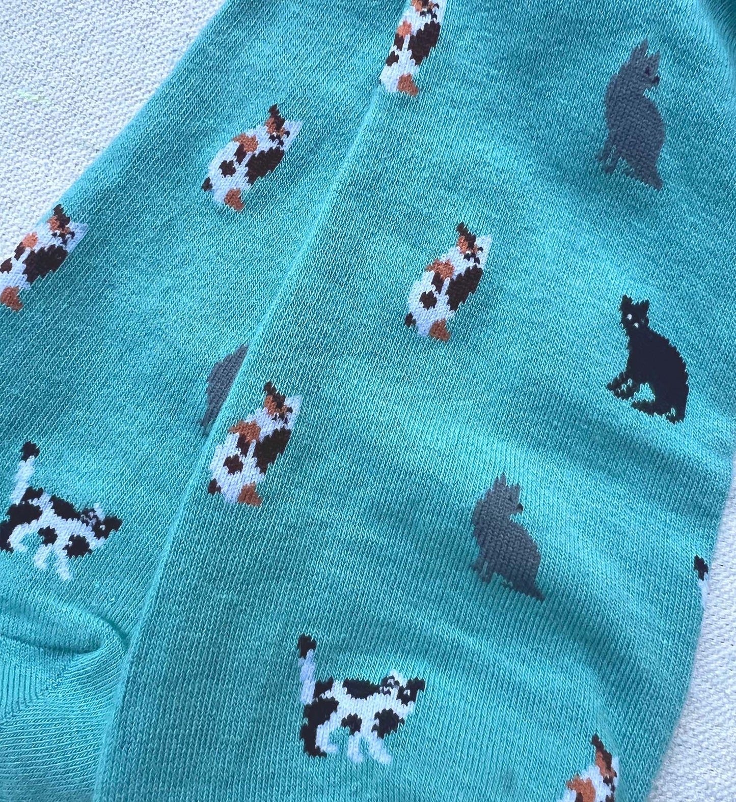 Cat Pattern Socks