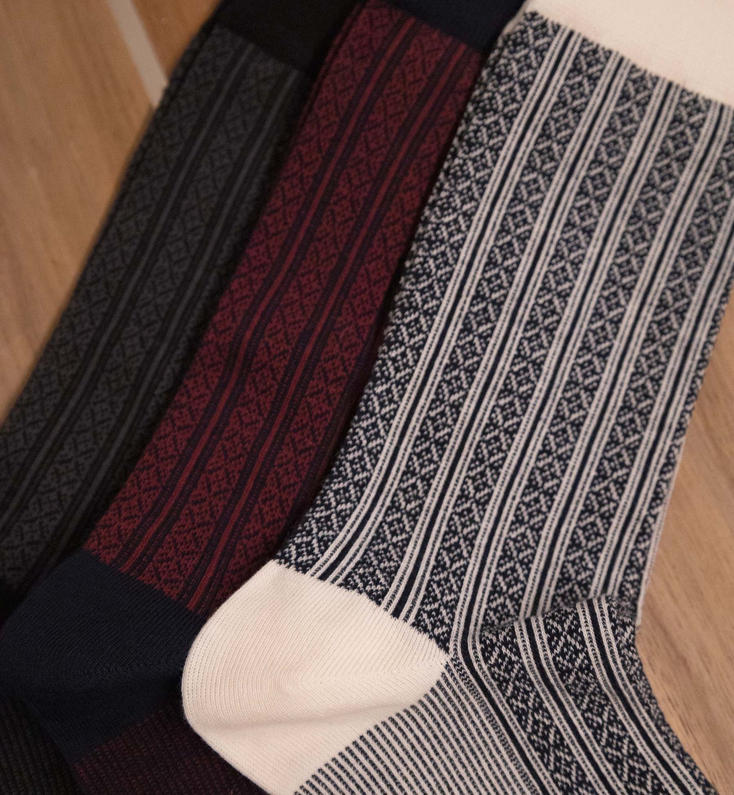 Men's Patterned Over-the-Calf Socks