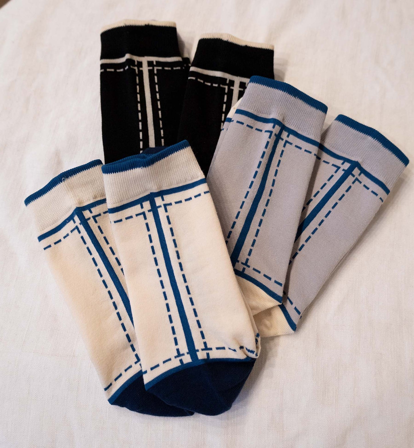 Men's Stitch Design Socks