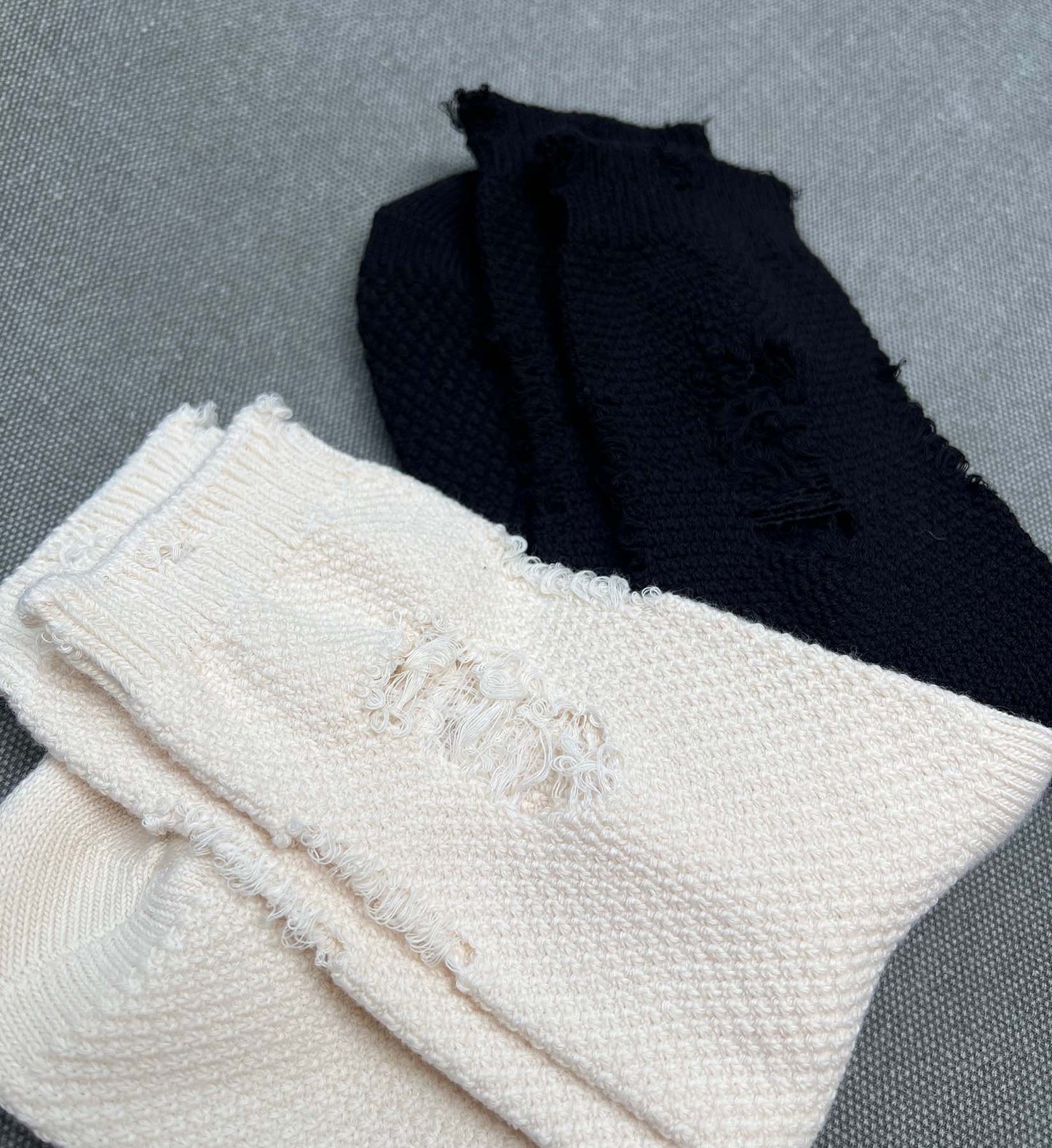 Vintage Ripped Socks