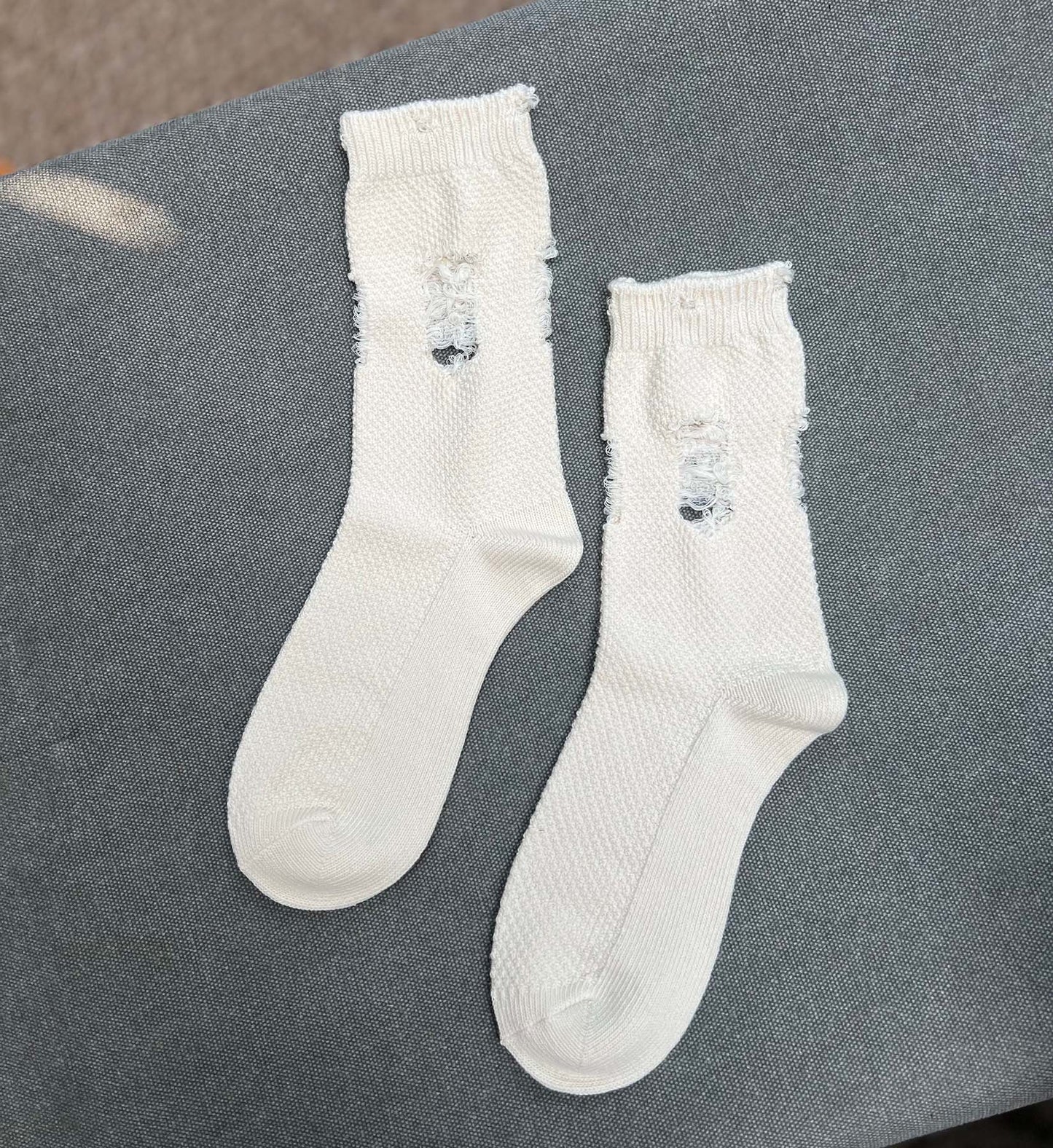 Vintage Ripped Socks