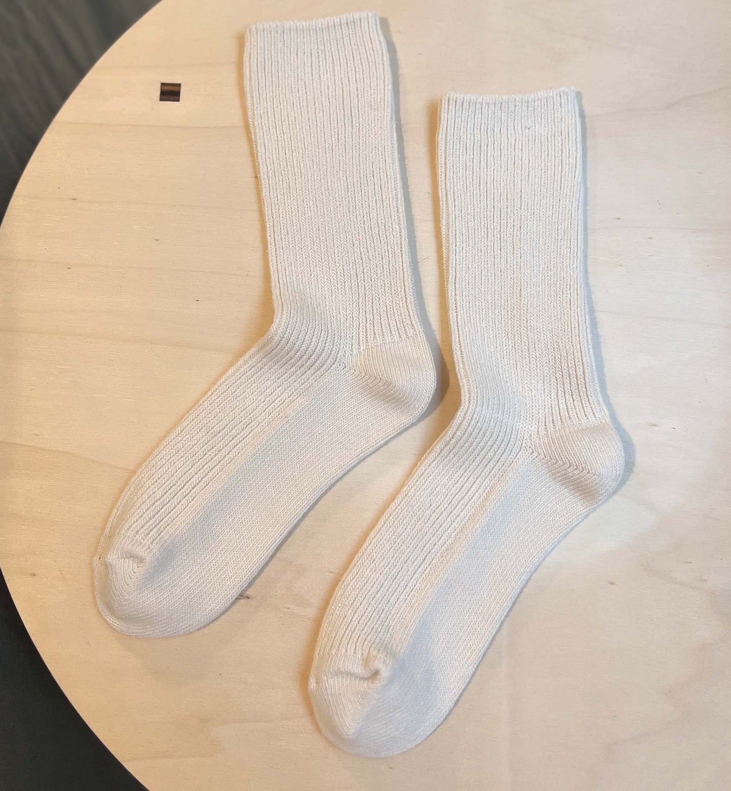 Thick Ribbed Cotton Socks