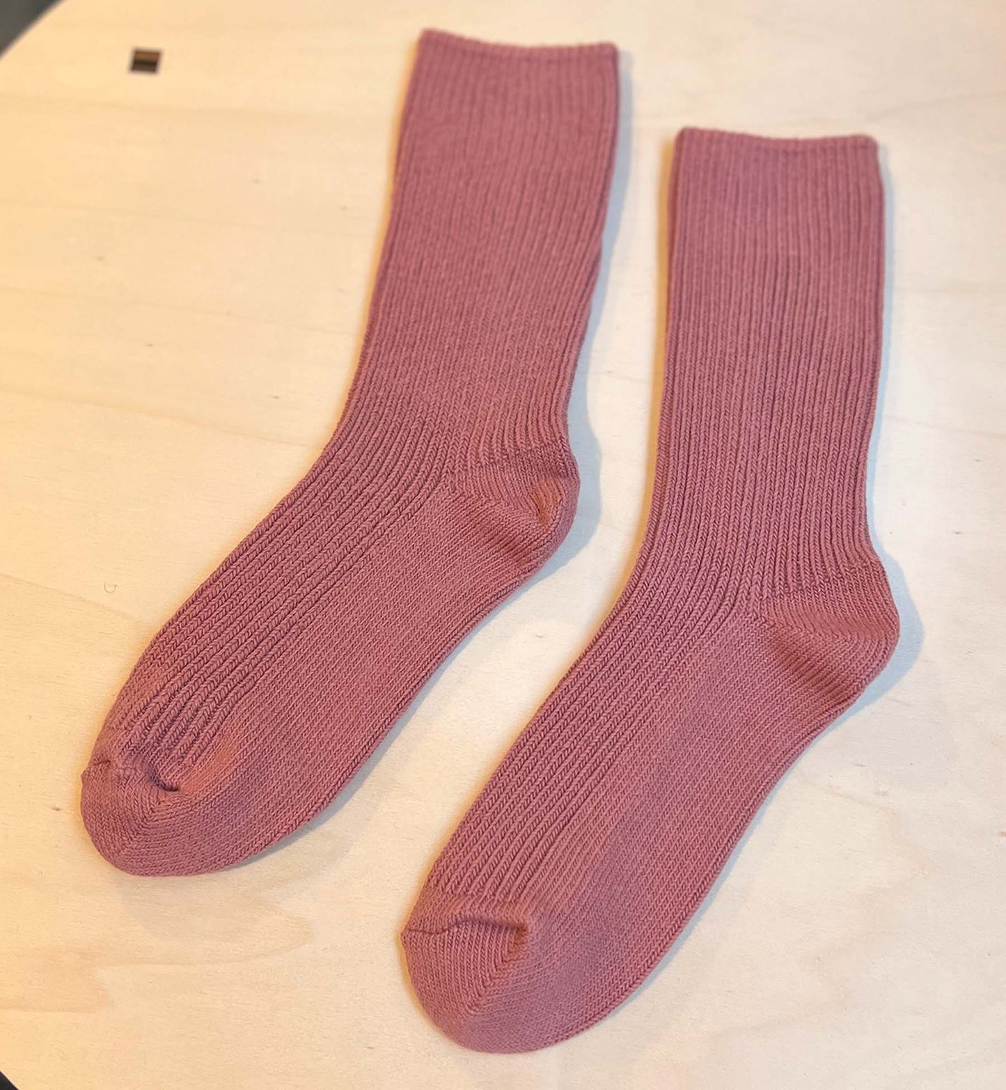 Thick Ribbed Cotton Socks