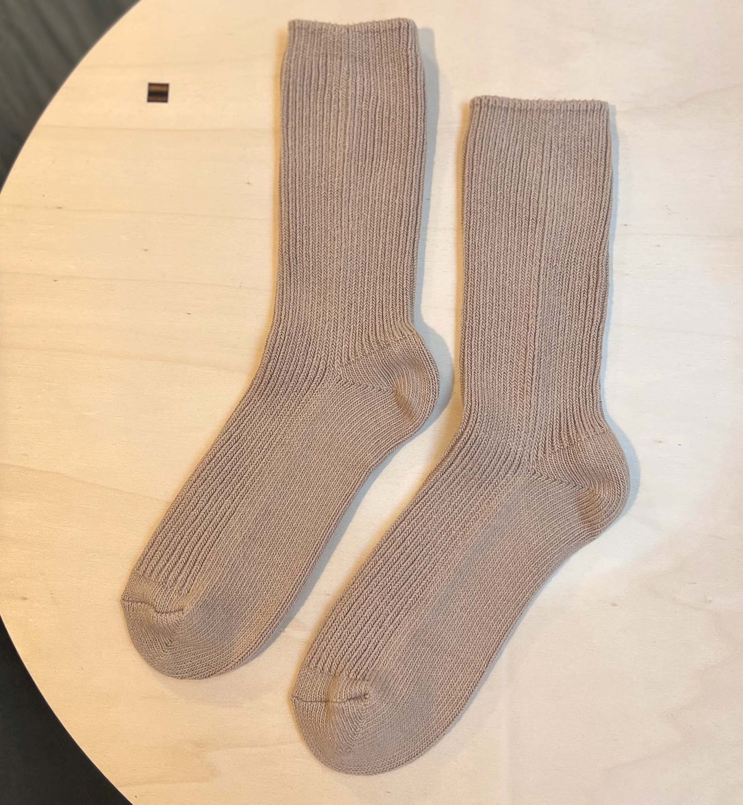 Thick Ribbed Cotton Socks