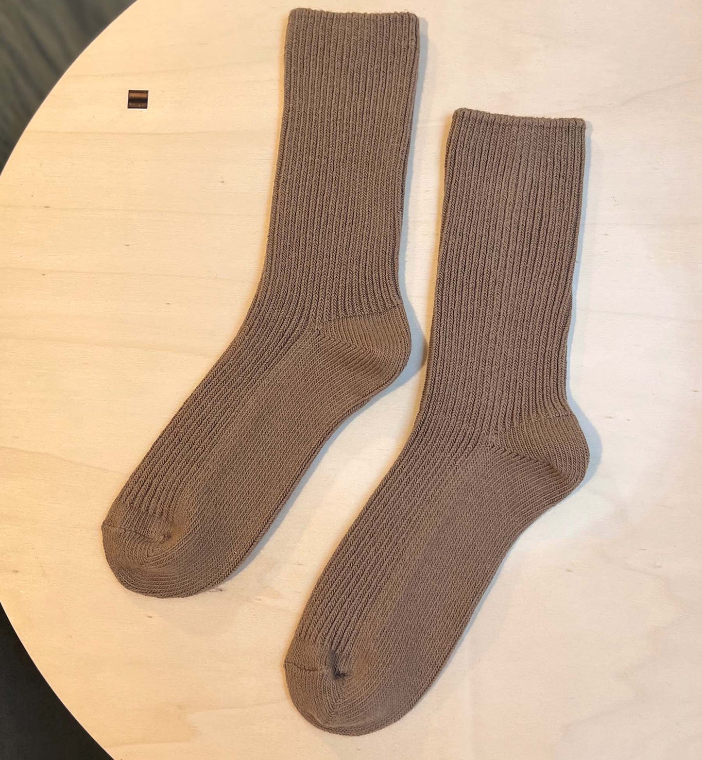 Thick Ribbed Cotton Socks