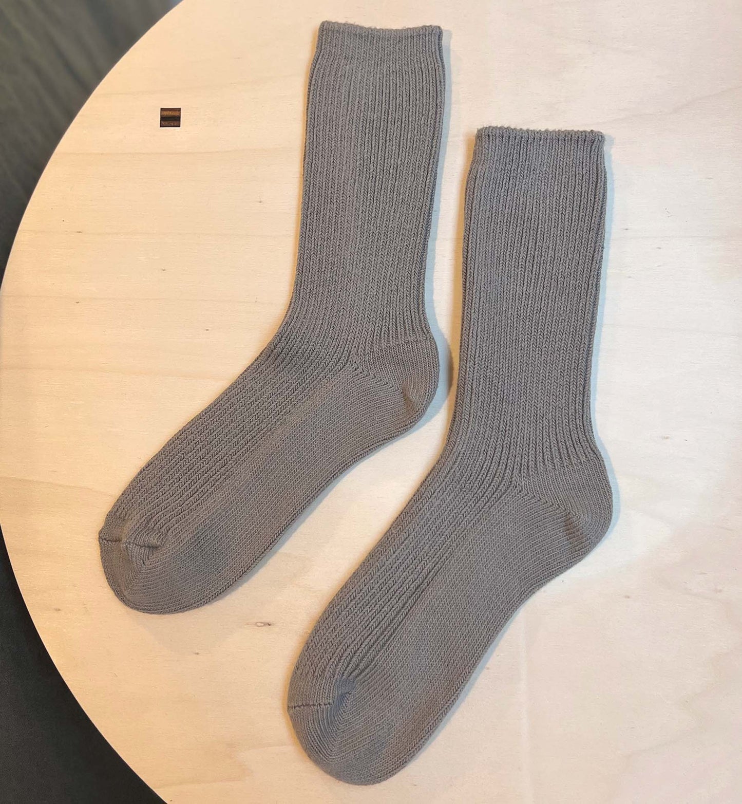 Thick Ribbed Cotton Socks