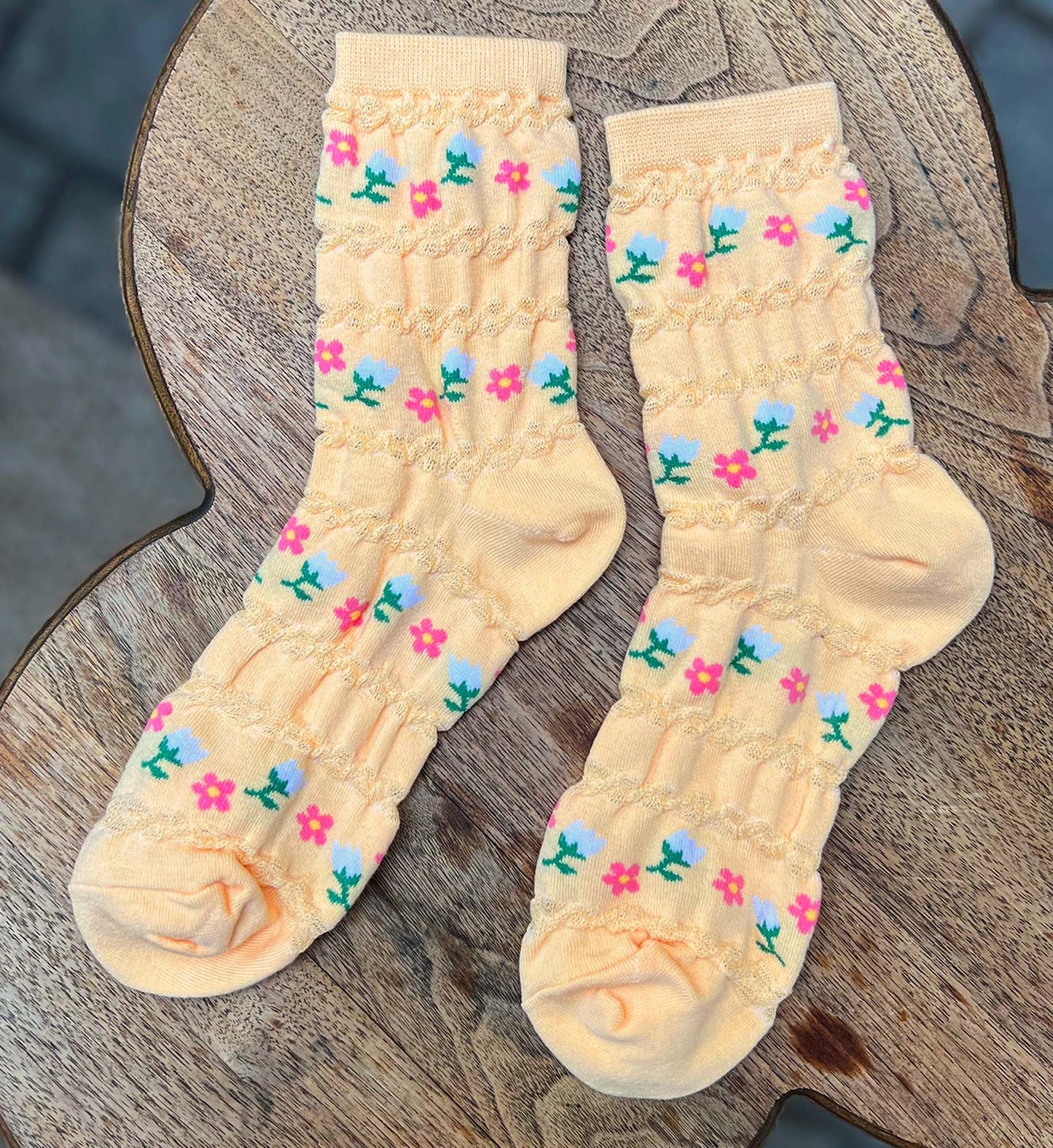 Vintage Floral Socks