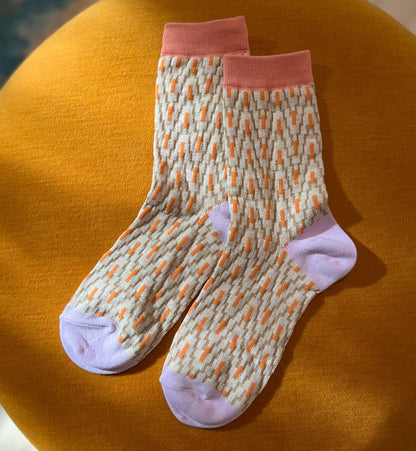 Art Deco Crew Socks