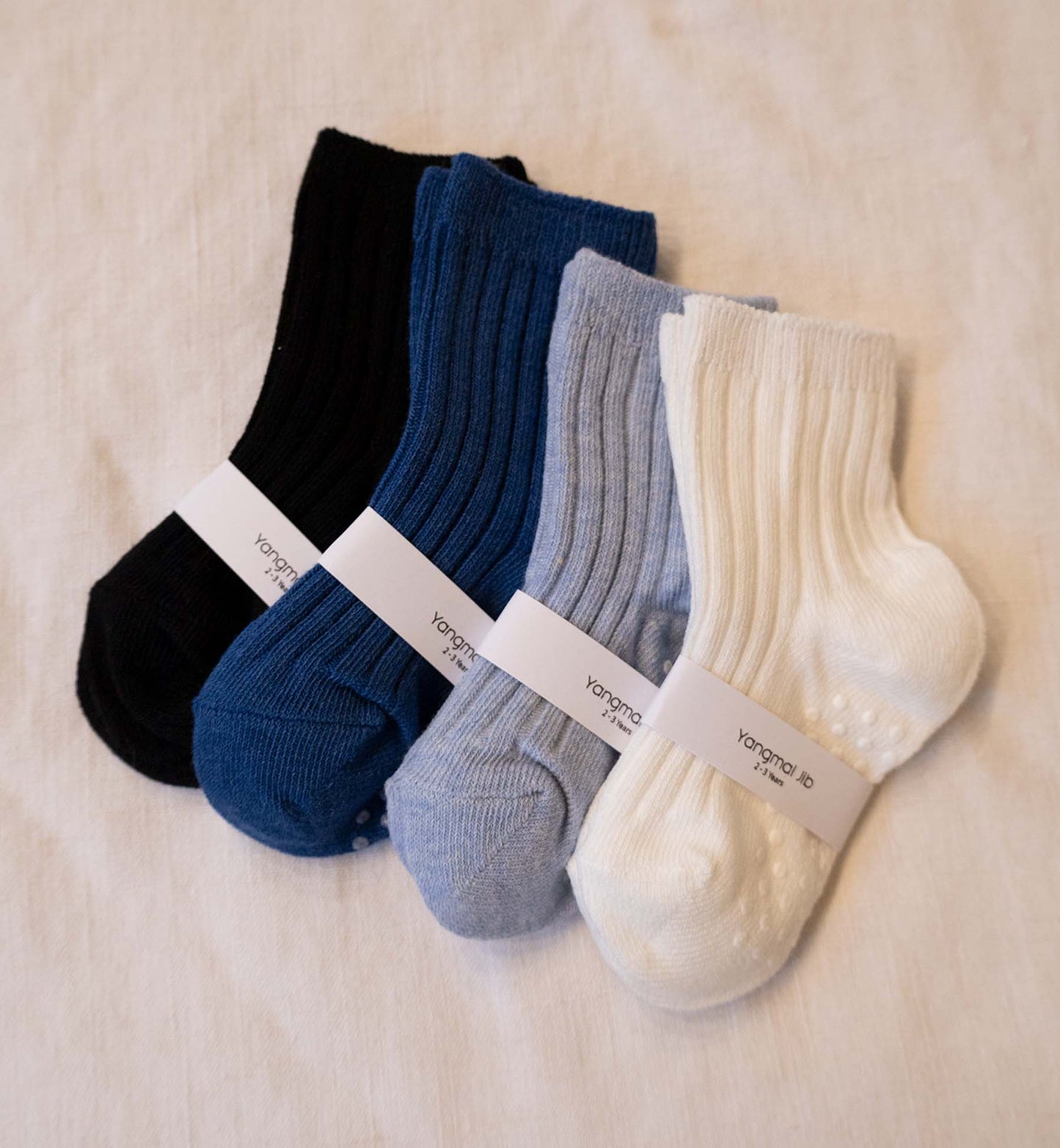 4 Pair Set - Baby Cashmere Blend Socks