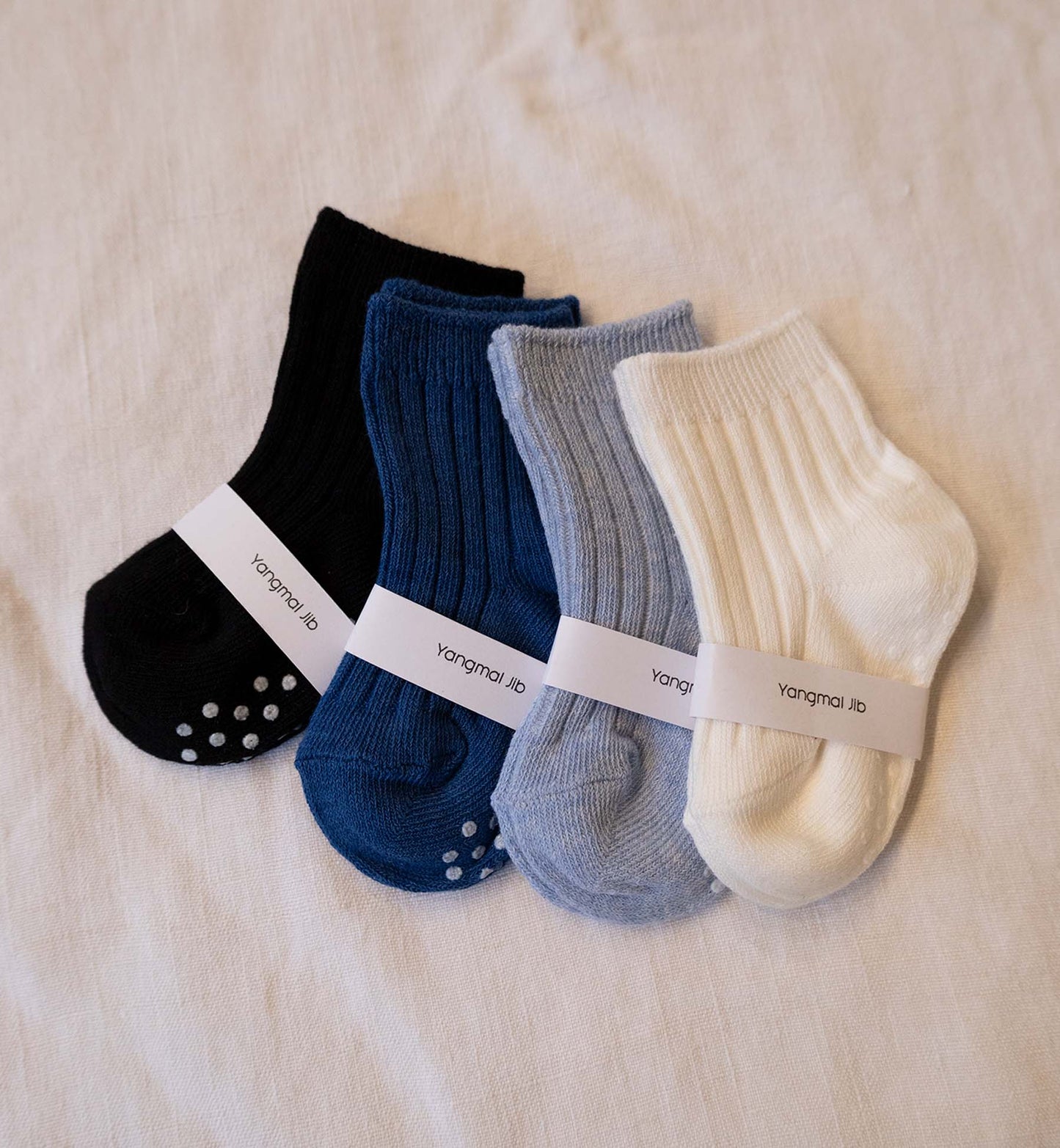 4 Pair Set - Baby Cashmere Blend Socks