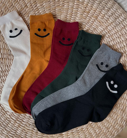 Big Smile Crew Socks