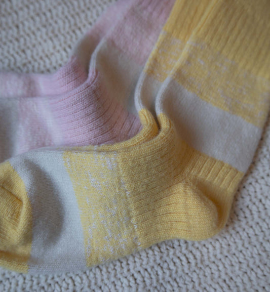 Chunky Stripe Wool Socks