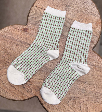 Diamond Pattern Socks