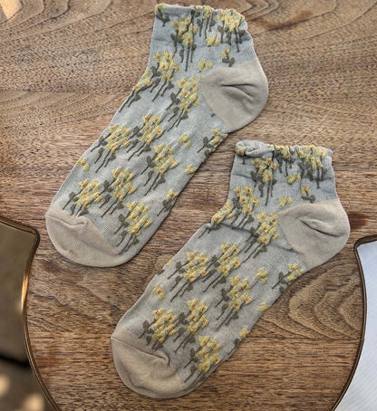 Flower Ankle Socks