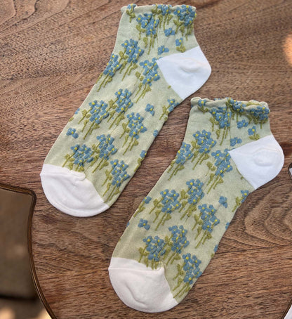 Flower Ankle Socks