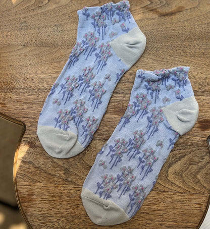 Flower Ankle Socks