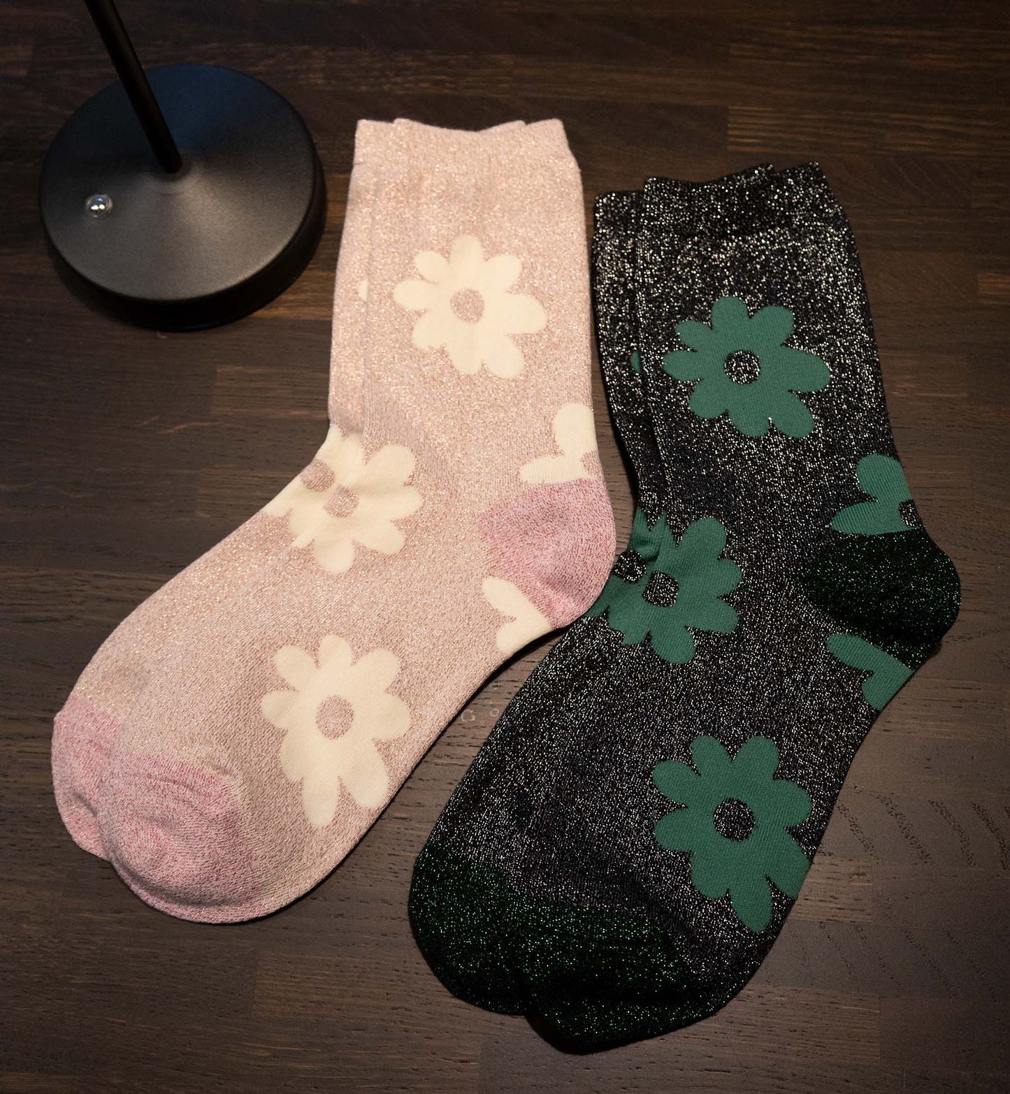 Flower Sparkle Socks