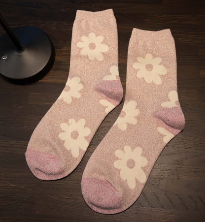 Flower Sparkle Socks