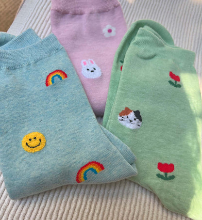 Fluffy Friends Socks