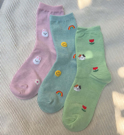 Fluffy Friends Socks