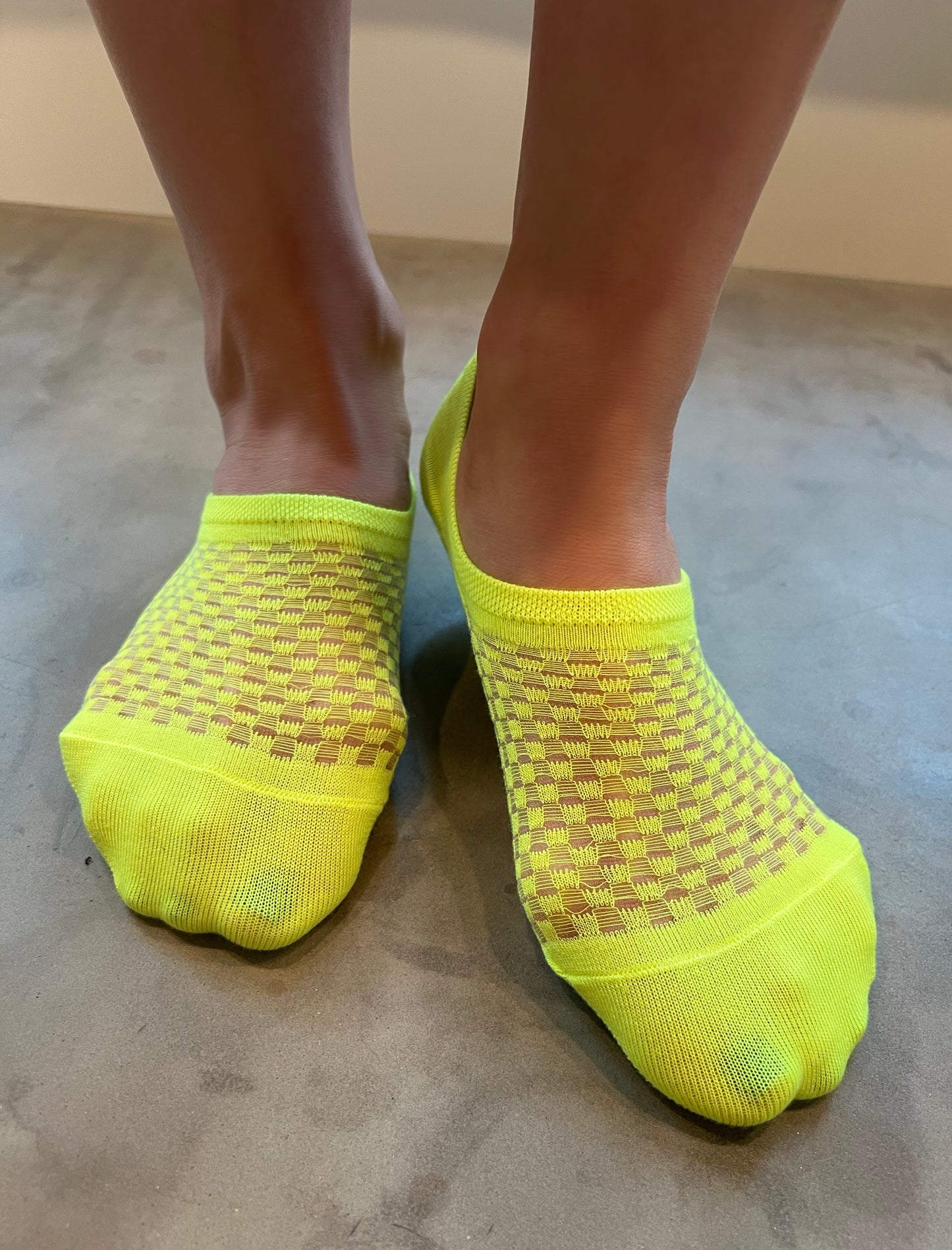 Neon Sheer Sneaker Socks