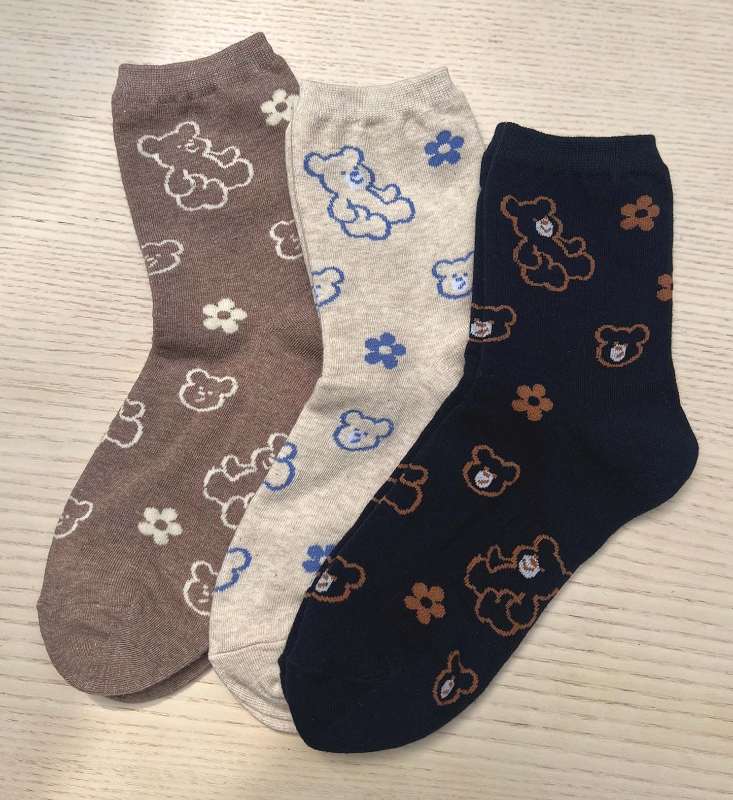 Bear Pattern Socks