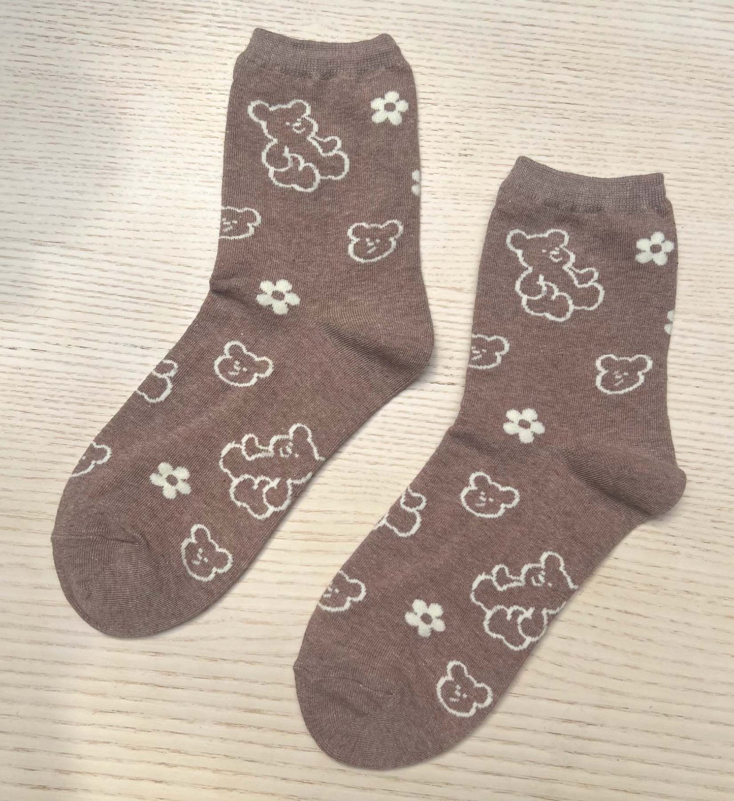 Bear Pattern Socks