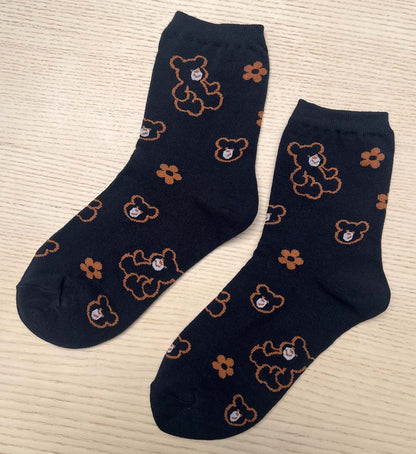 Bear Pattern Socks