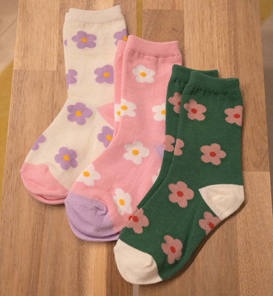 Kids Flower Socks 2