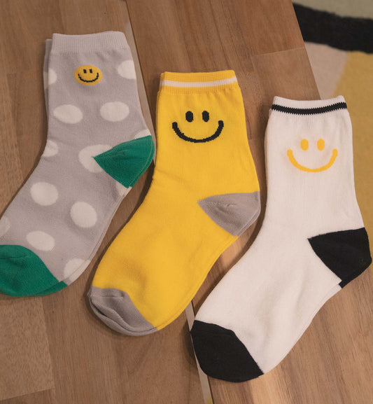 Kids Happy Face Socks