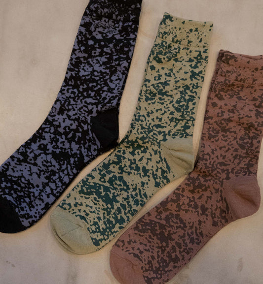 Ink Spot Crew Socks