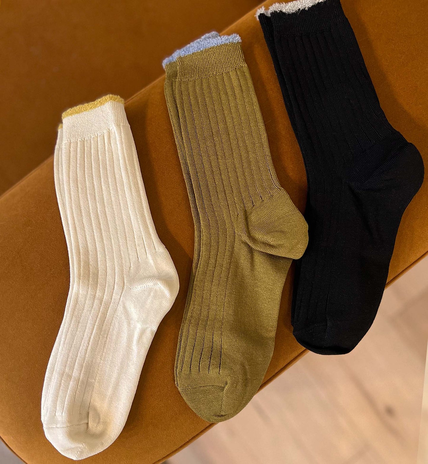 Silket Cotton Crew Socks