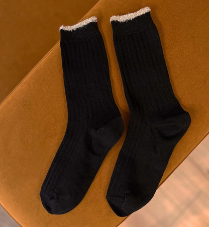 Silket Cotton Crew Socks