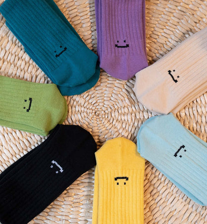 Smile Crew Socks