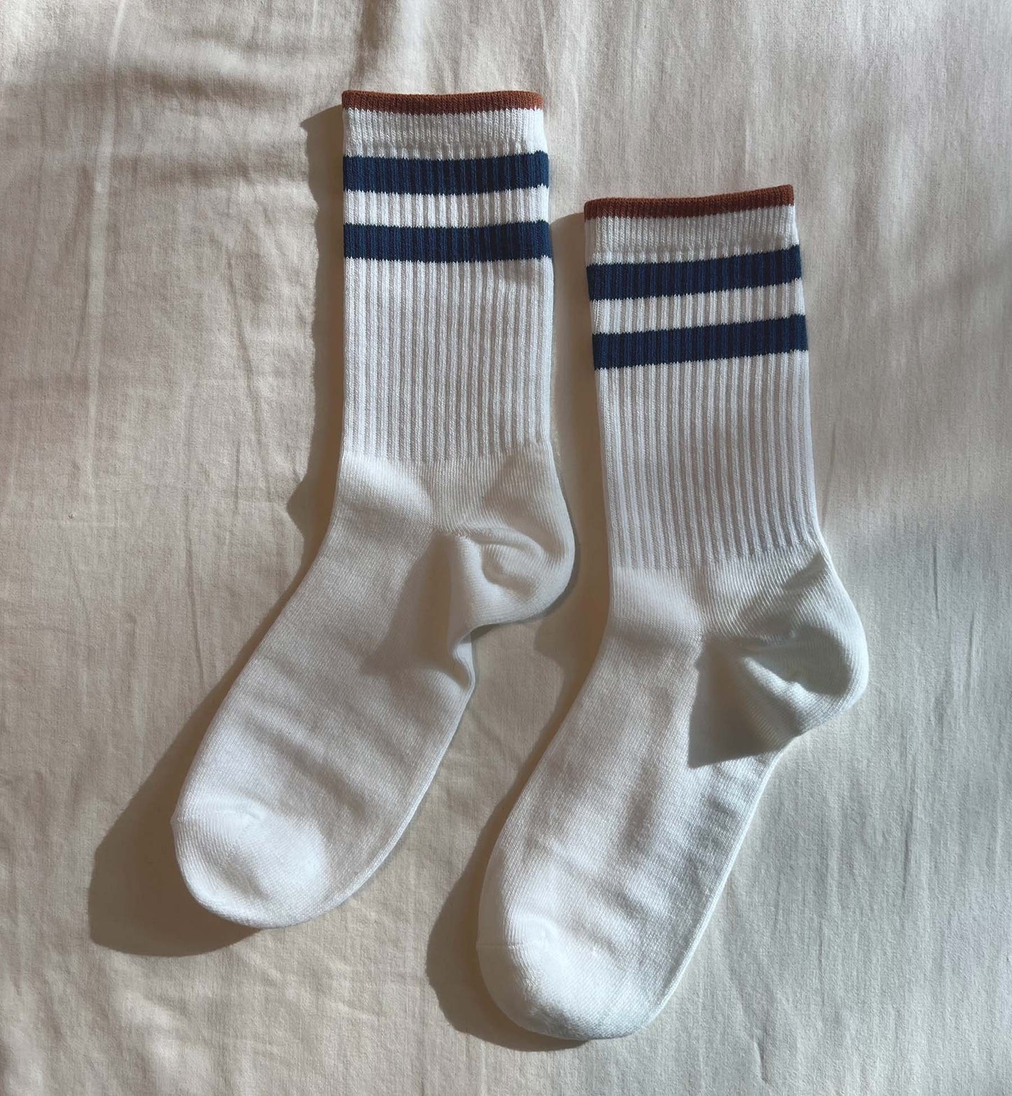 Stripped Ribbed Athletic Socks