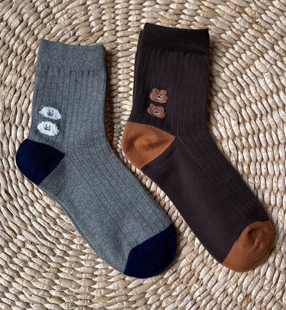 Twin Crew Socks