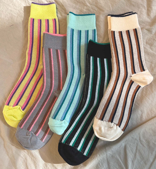 Vertical Stripe Socks