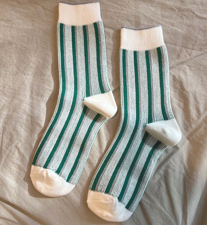 Vertical Stripe Socks