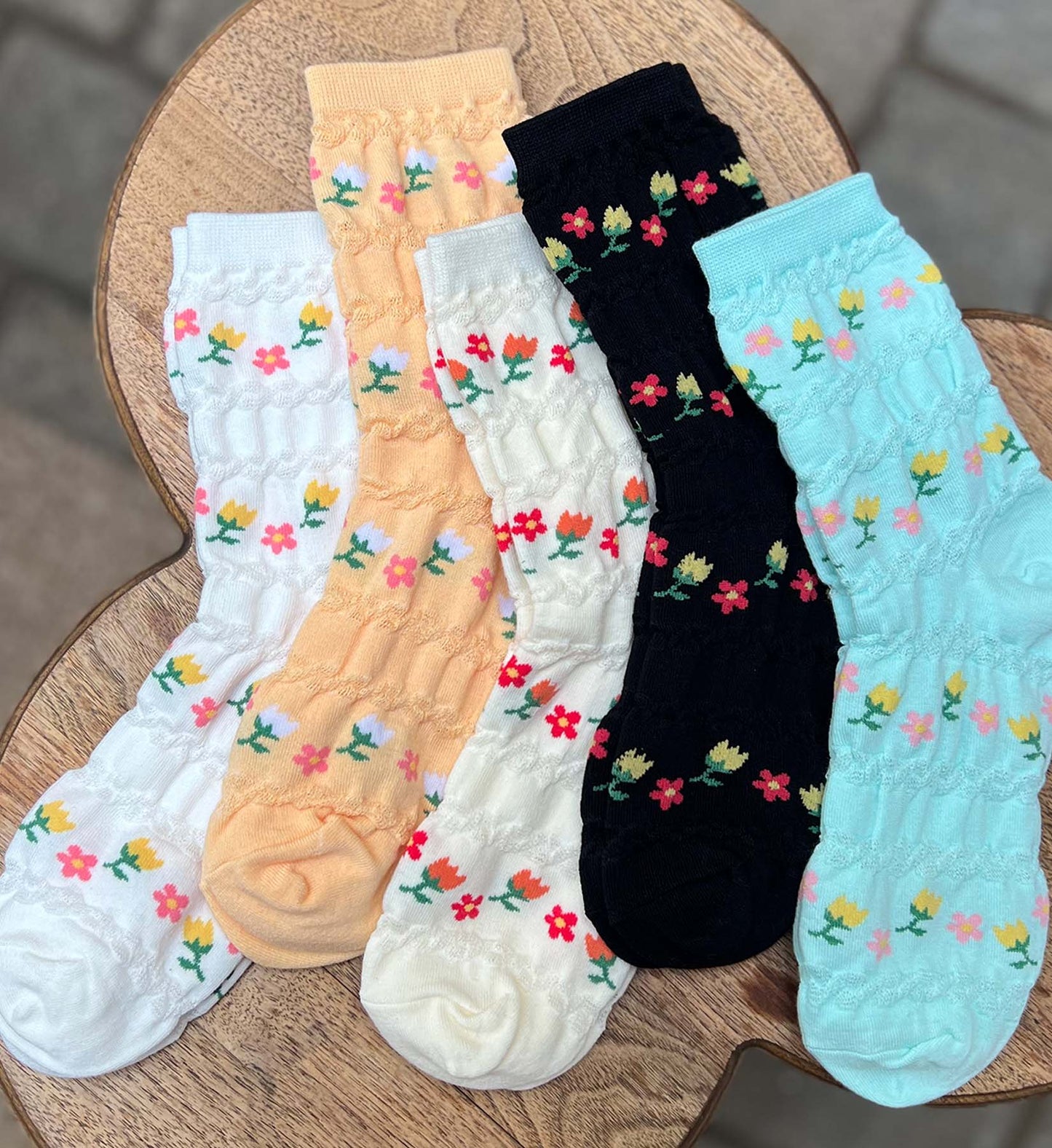 Vintage Floral Socks