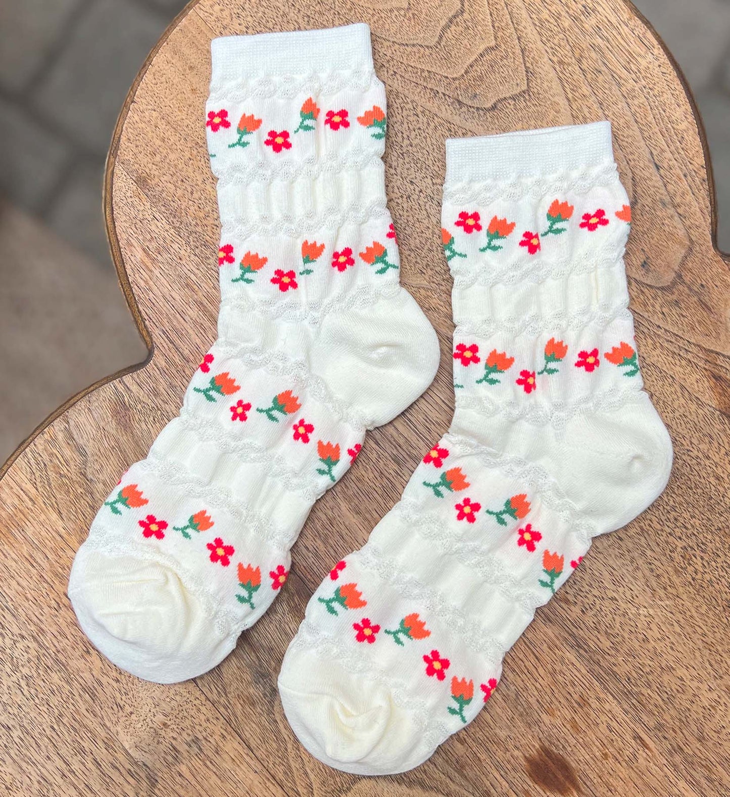Vintage Floral Socks
