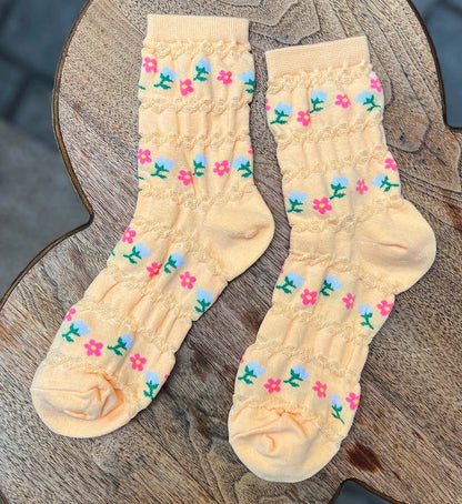 Vintage Floral Socks